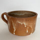 2 large stoneware cups