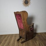 Brutalist Rocking Chair, 19th Century