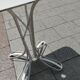 Antique garden furniture in solid wrought iron.