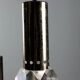 Vintage ceiling light in plastic and metal, design, Italy, 1960s