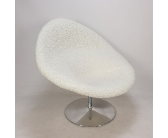 Big Globe Armchair with Ottoman by Pierre Paulin for Artifort, 1980s