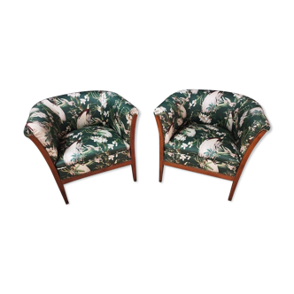 Pair of Art Deco Armchairs