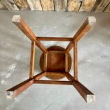 High wooden stool
