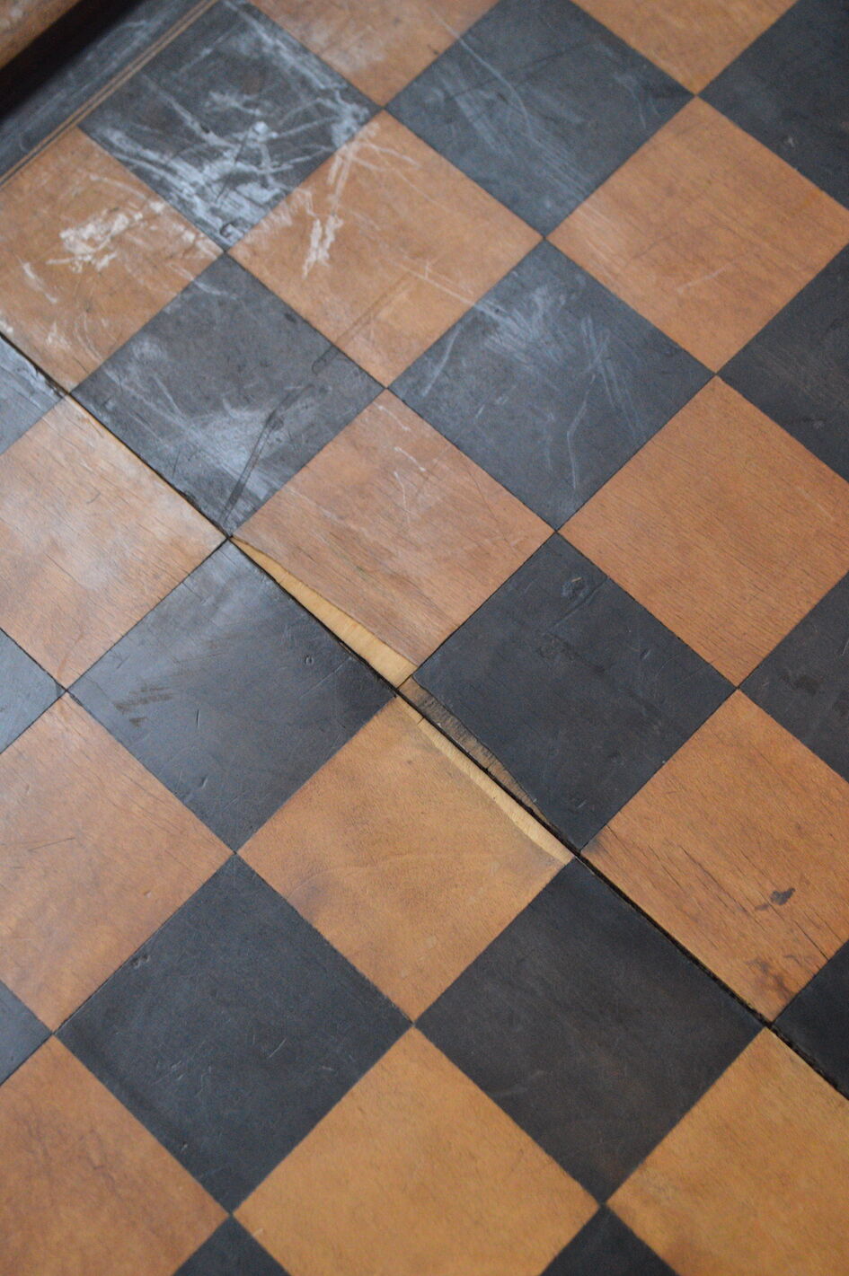 Vintage wooden chess