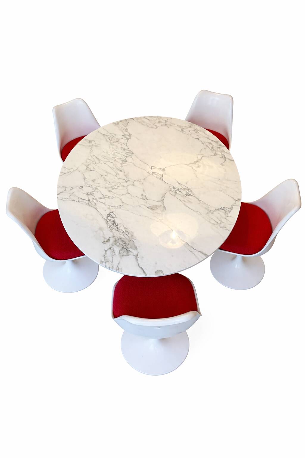 Ensemble vintage Knoll Tulipe – Eero Saarinen (édition Knoll)