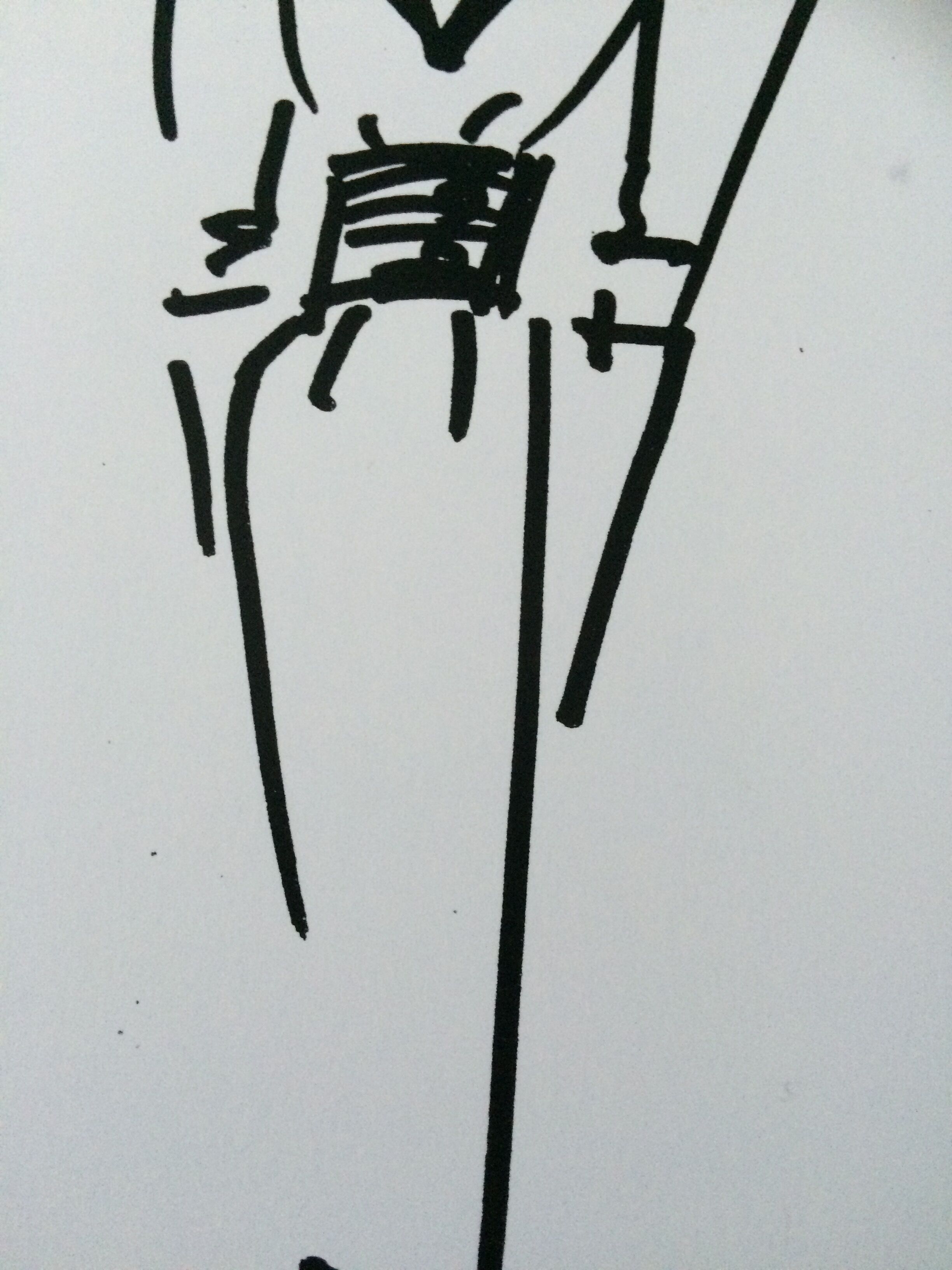 Illustration of Christian Dior press fashion from the 80s