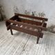 Small modernist oak planter from the 1950s