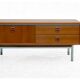 Enfilade furniture low tv hi design in teak 1980s