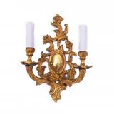 Applique murale en laiton des années 1920, France.