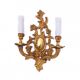 Brass wall lamp from the 1920s, France.