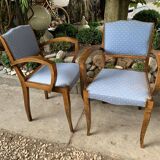 Art Deco bridge chairs