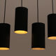 Philips set of 4 hanging lamps model nt 48 design by argenta, 1960