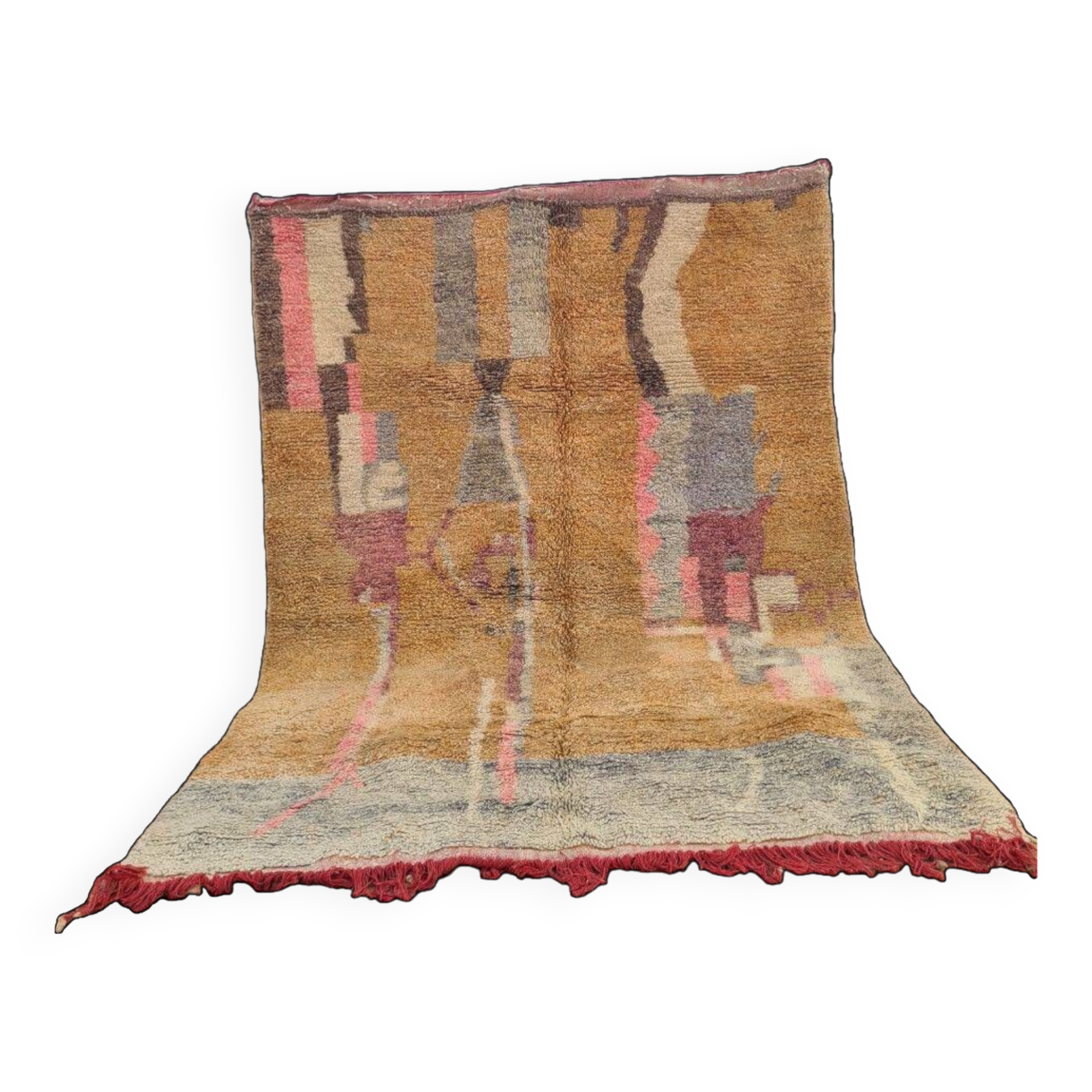 Handmade Berber wool BOUJAAD rug 300X200 cm