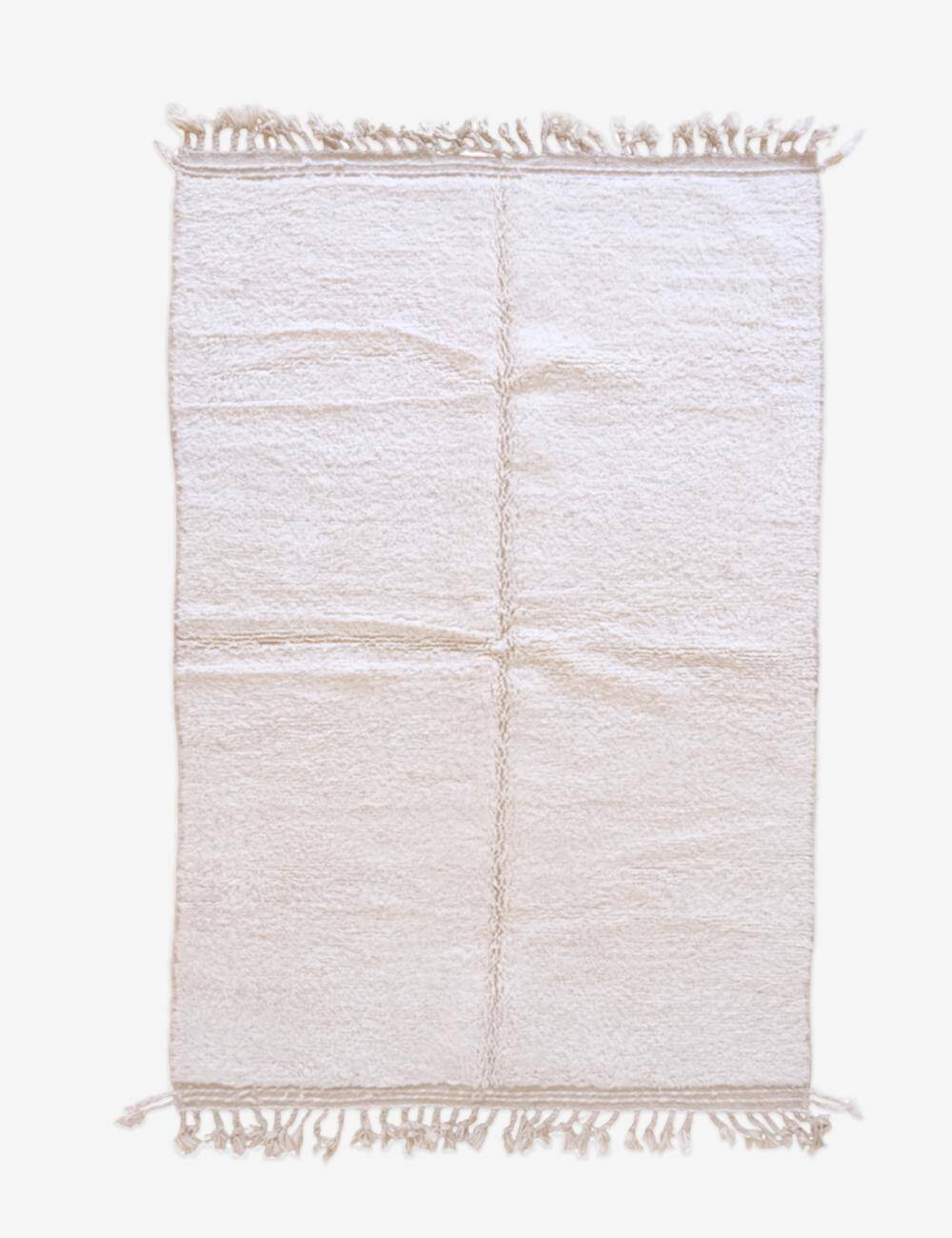 White Berber Rug - 240 x 161 cm