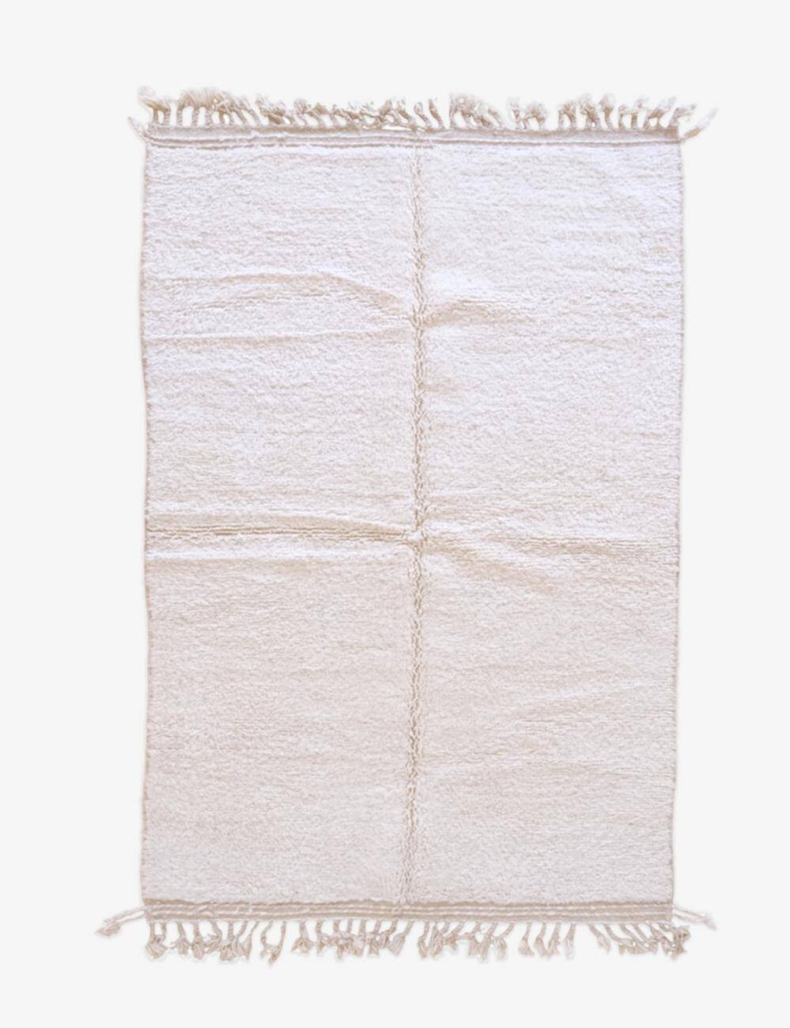 White Berber Rug - 240 x 161 cm