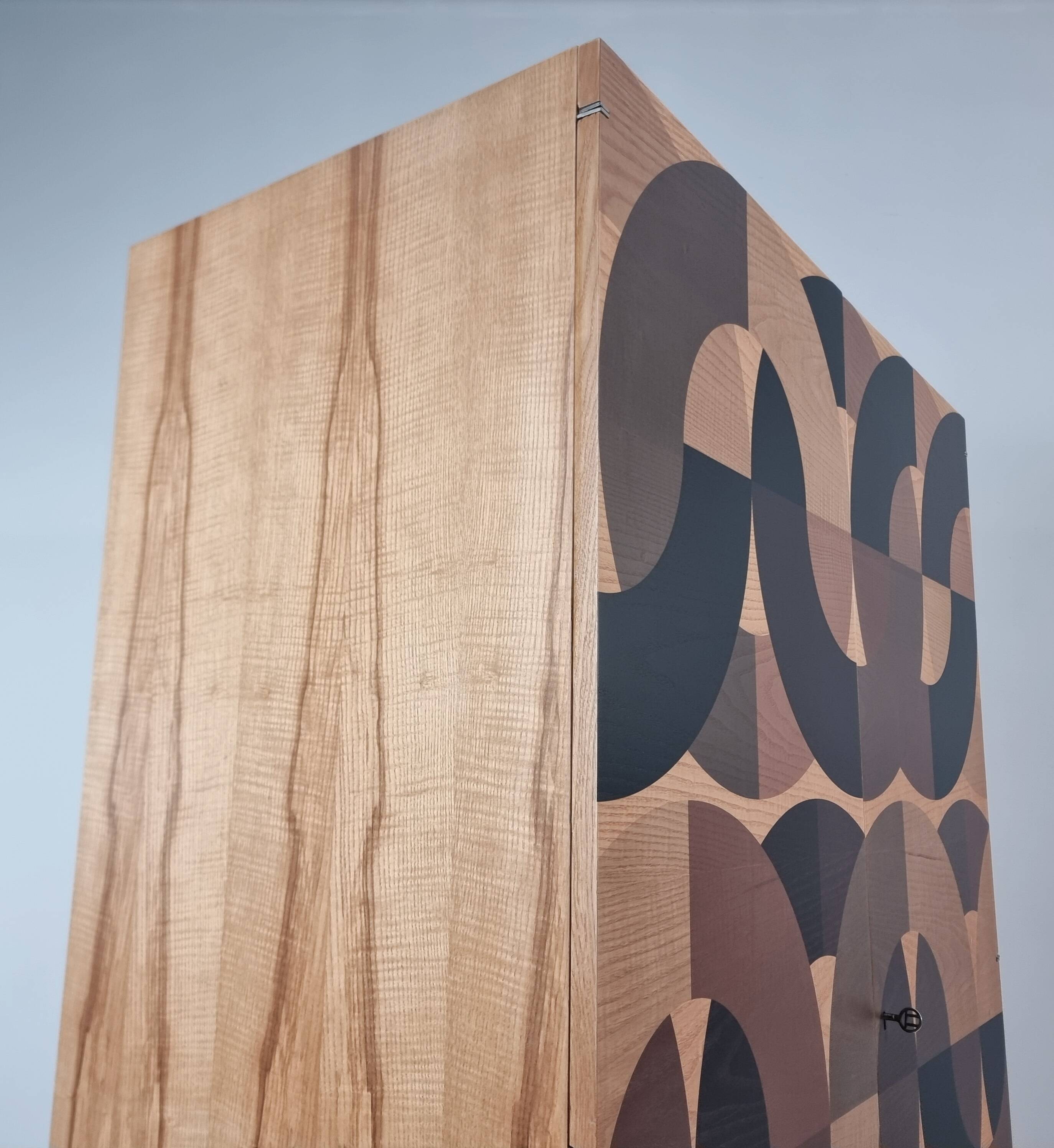 Vintage Wardrobe in Ash, 1960s