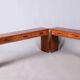 Console Tables in Walnut and Cherry, Czech, 1920s, Set of 2
