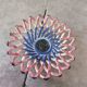 Large basket, woven ceramic fruit bowl.