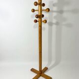 Vintage coat rack in solid pine