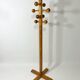 Vintage coat rack in solid pine