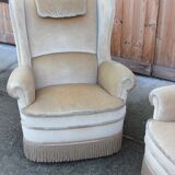 A pair of uszak armchairs, 70’s