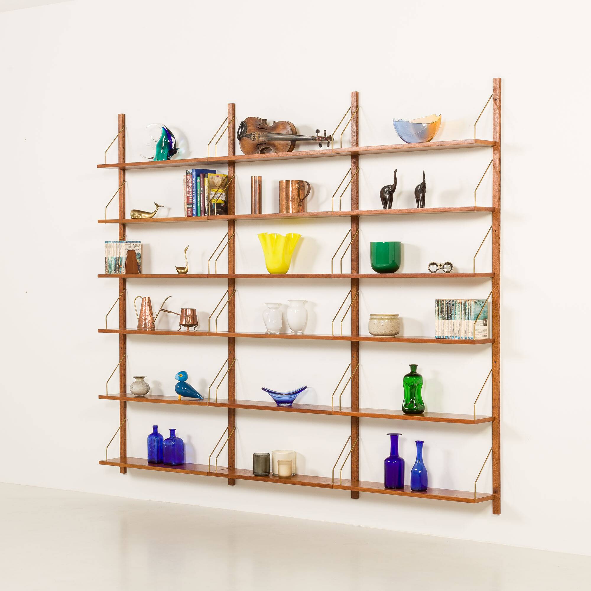 Danish teak shelving unit attr. to PS System, Randers, Denmark, 1960s
