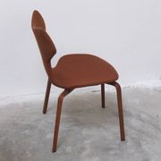 Rare set of 4 first edition 'Grand Prix' chairs by Arne Jacobsen for Fritz Hansen, 1959