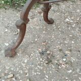Antique bistro table with wooden top
