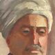 Huile toile Gabrielle Guillot de Raffaillac personnage oriental turban