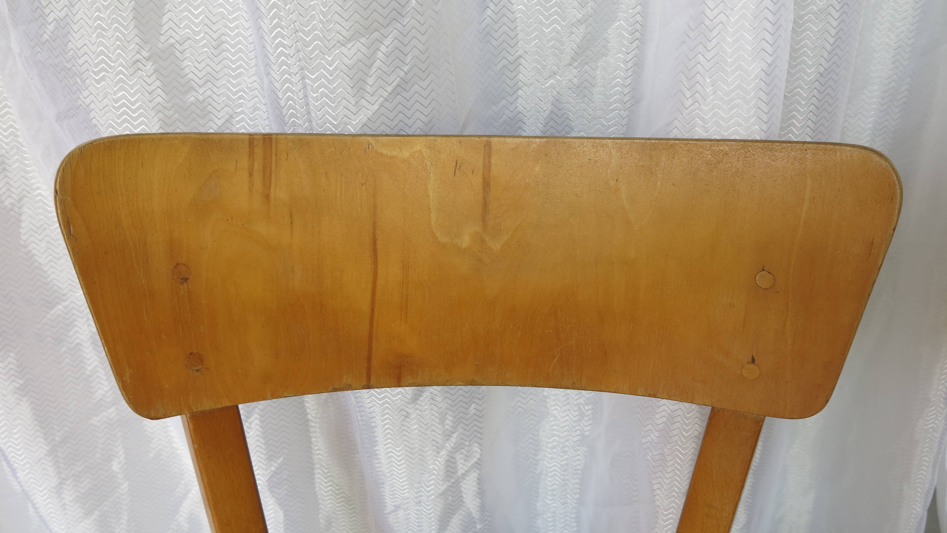 Pair of Baumann bistro chairs