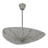 Zukov opal glass pendant chandelier, 1960s