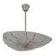 Lustre suspension verre opalin Zukov , année 60