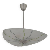 Zukov opal glass pendant chandelier, 1960s