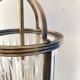 Old vintage brass and crystal lantern decoration chandelier lighting LAMP-7125