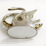 Silver swan towel racks