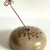 Vintage flower pick table centerpiece