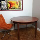 Table ronde extensible scandinave