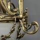 Louis XV style chandelier. Solid bronze, crystal.
