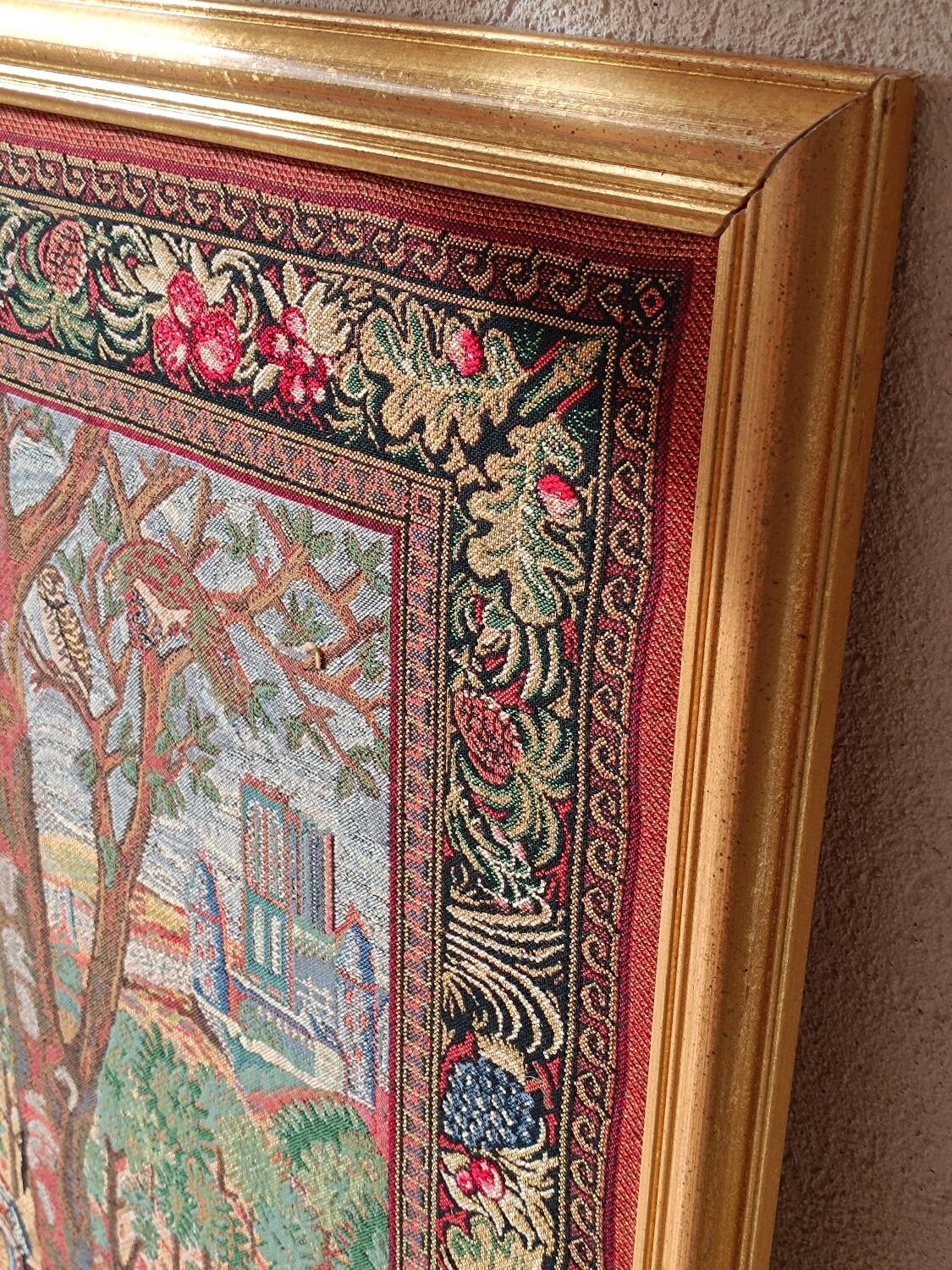 Cadre vieux Bruxelles tapisserie