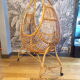 Vintage rattan crib