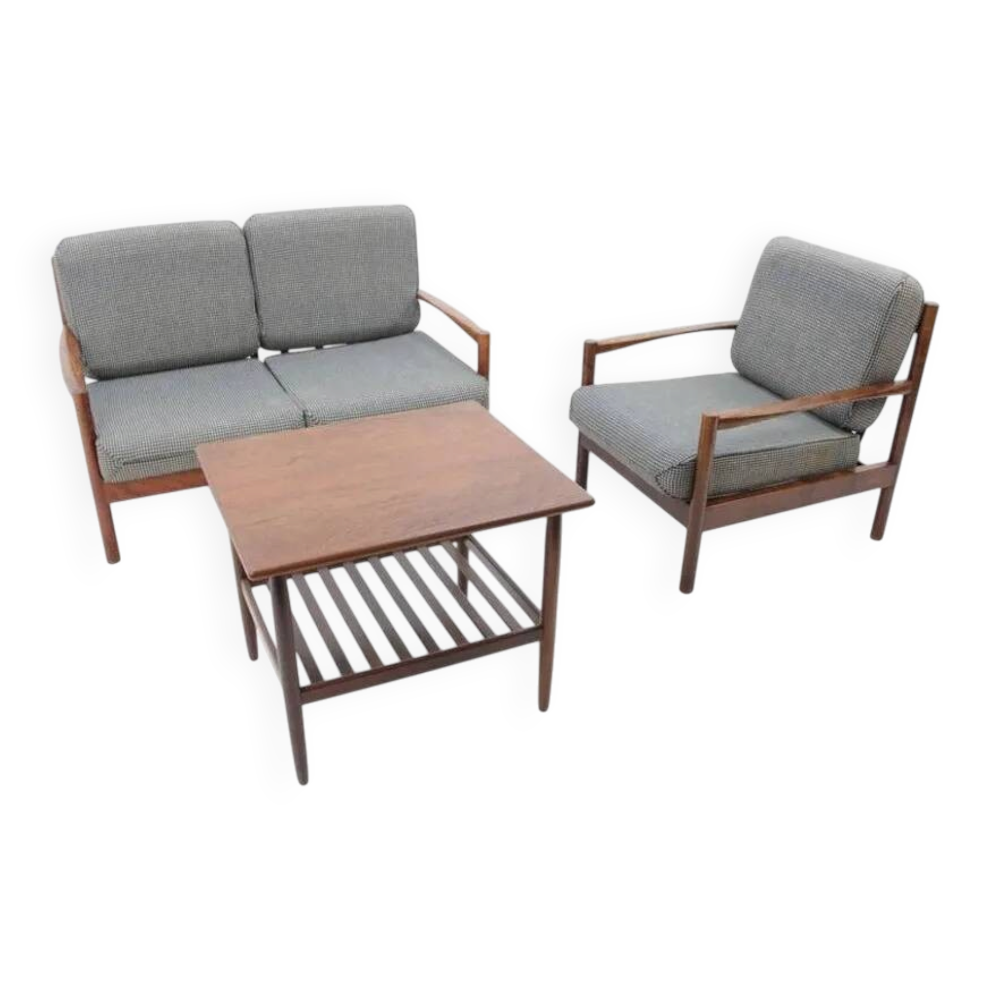 Ensemble de sièges de design scandinave, années 1970
