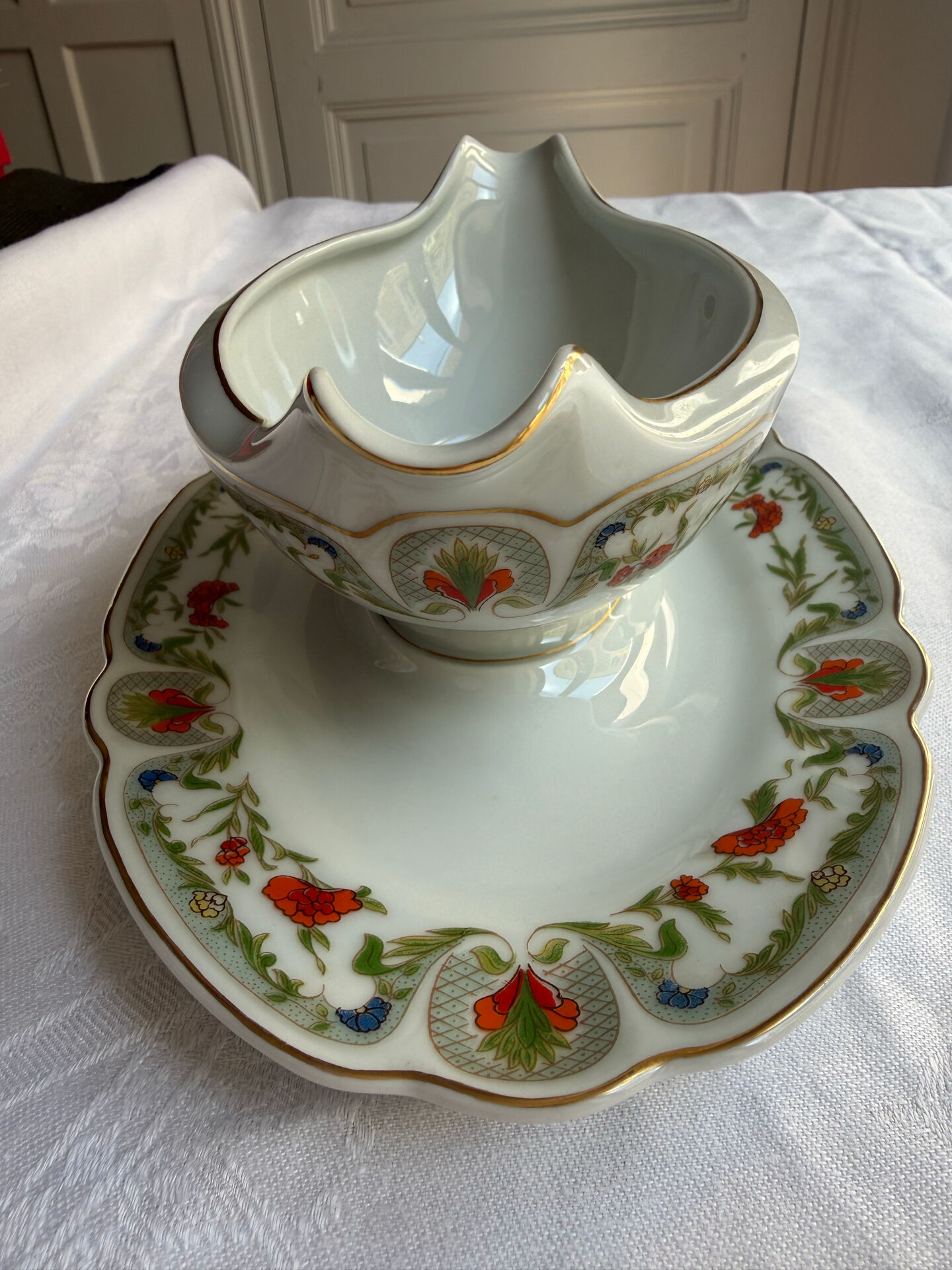Haviland Limoges Sauce Boat - Mozart Chantoung