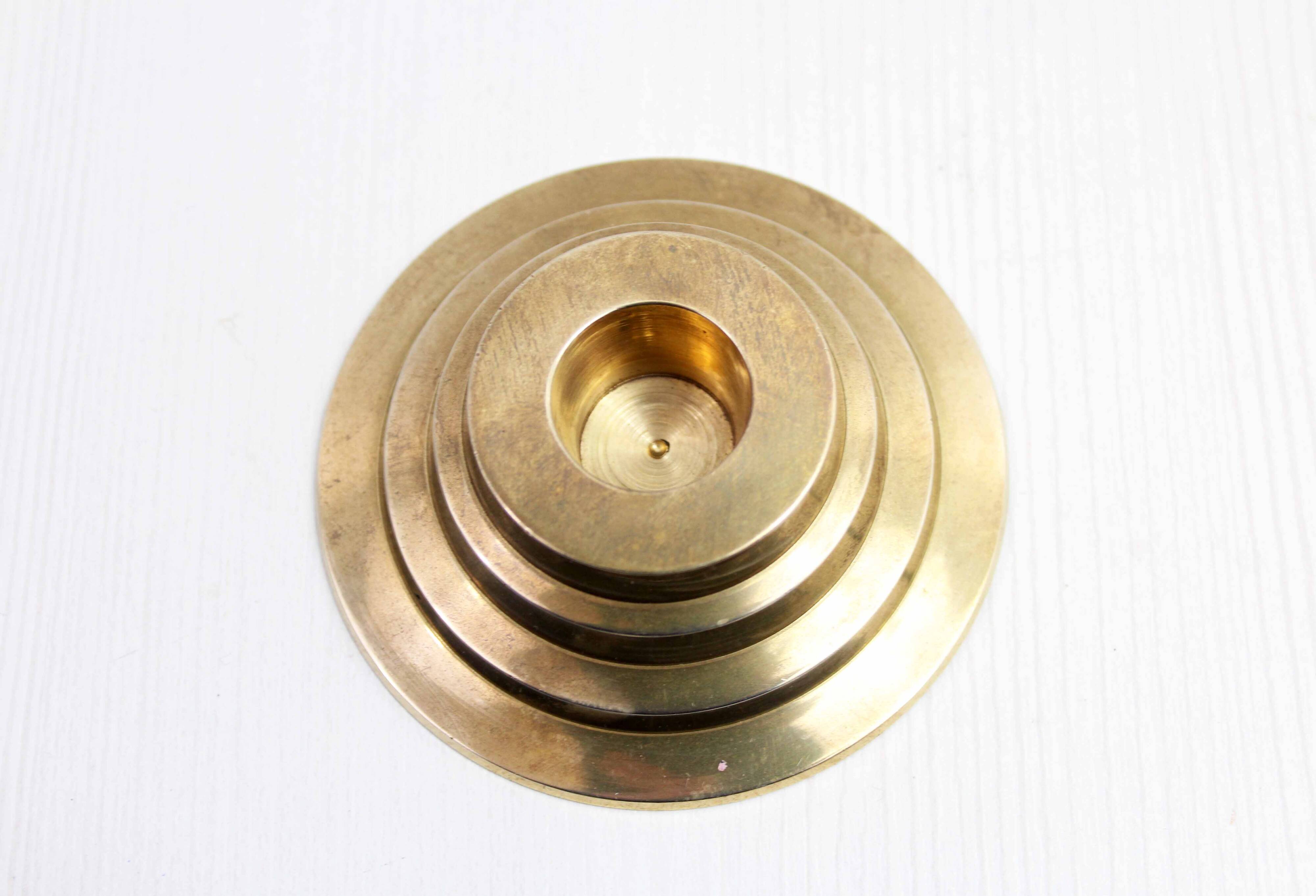 Vintage brass candle holder