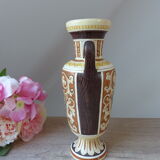 Maioliche Deruta Vase Hand-Painted Vintage Made in Italy