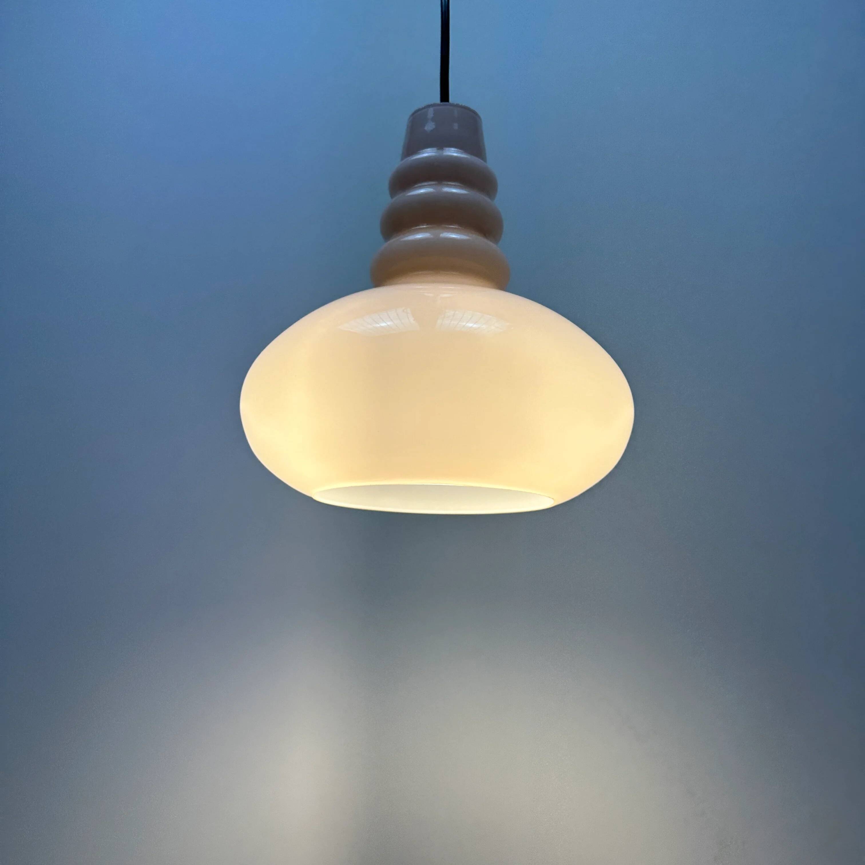 Rare light pink suspension by Peill & Putzler 1960