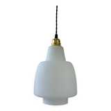 Old vintage opaline pendant light