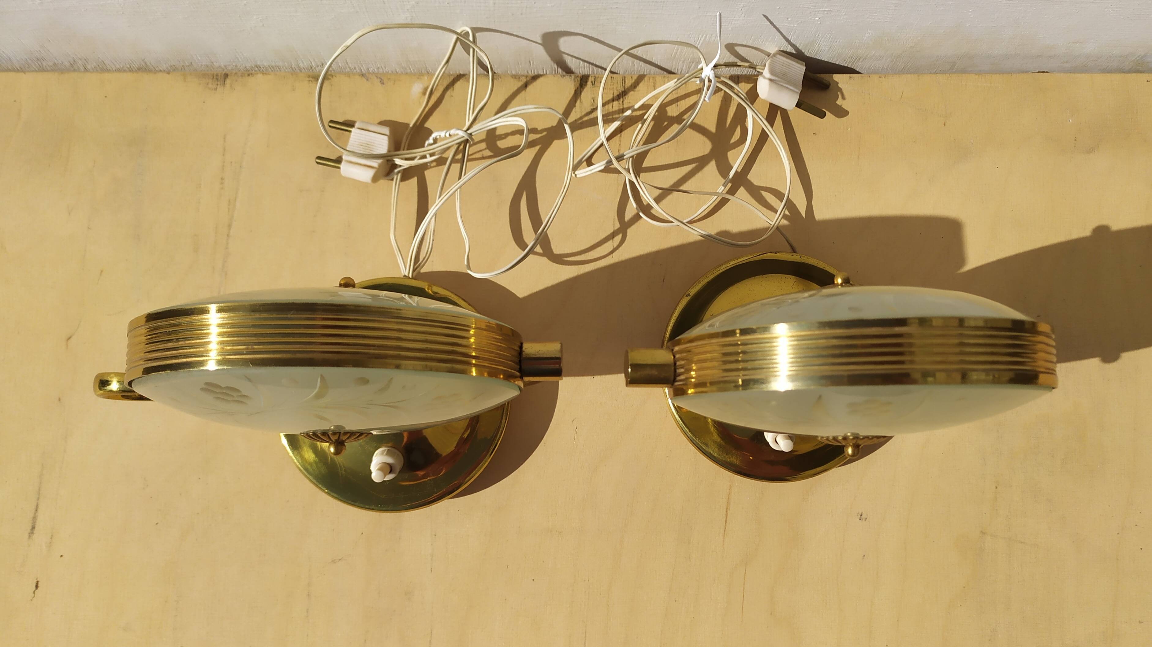 Lampes de table, années 1940, lot de 2