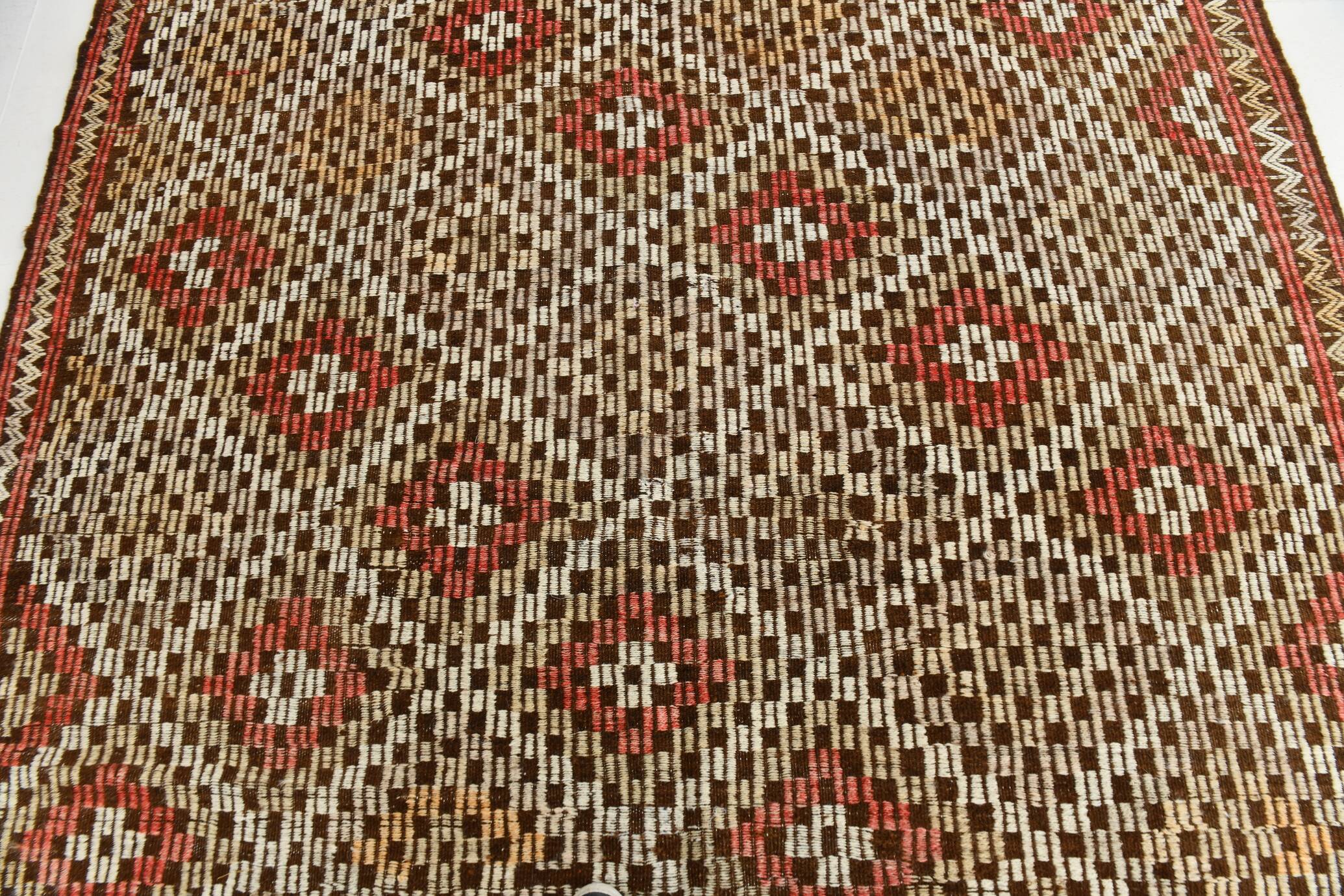 8x10 Handmade Wool Kilim Area Rug, 233x300Cm