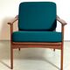 Easy chair in Danish teak by Ib Kofod-Larsen 1960s