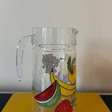 Vintage 80s carafe with fruit